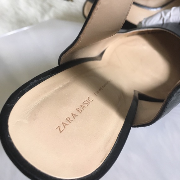 Zara Studded Ankle Strap Heels - Picture 5 of 8